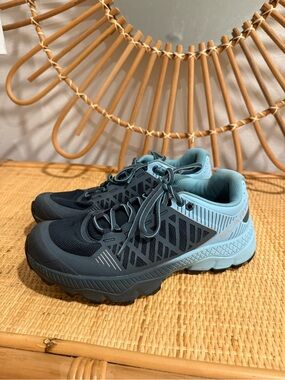 Scarpa Spin Ultra Light Blue and Black Trail Walking Shoes